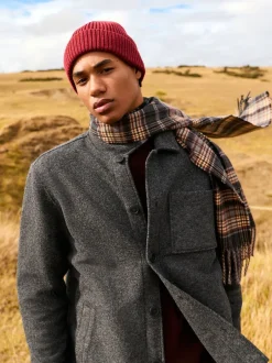 Jassen En Jacks|Sweaters En Hoody´S*Next - Wol-look fleece overshirt Leisteen grijs