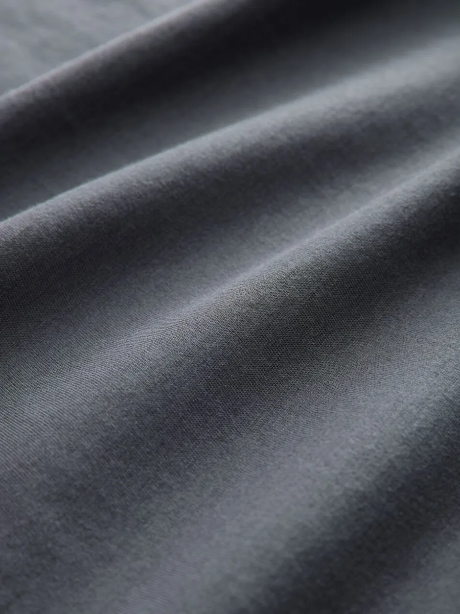 Loungewear|Next Leisteengrijs - Normale Pasvorm - Essentieel katoenen T-shirt met ronde hals
