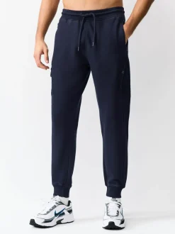 Joggingbroeken*Next - Slim Fit Utility Brushback Heavyweight 2 Pack Cargo Joggers Leisteengrijs/marineblauw