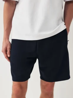 Shorts|Next - 2 jersey shorts met ritszakje Leisteenkleurig/marineblauw