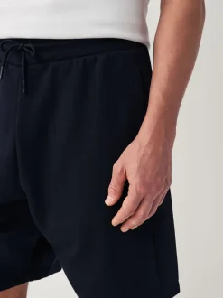Shorts|Next - 2 jersey shorts met ritszakje Leisteenkleurig/marineblauw