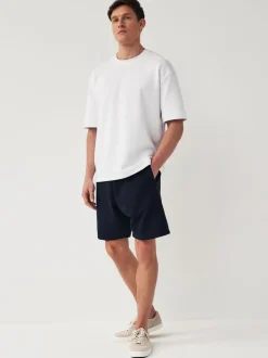 Shorts|Next - 2 jersey shorts met ritszakje Leisteenkleurig/marineblauw