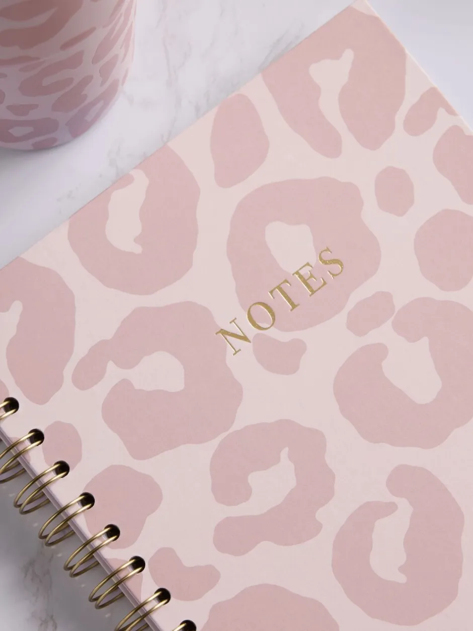 Thuiskantoor|Next Leopard Print B5 Lined Notebook