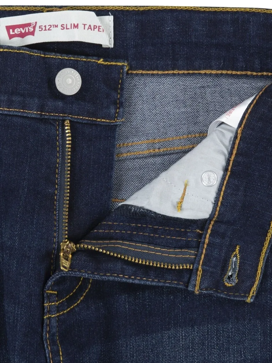 Jeans*Levi's ® 512™ slim-fit jeans met taps toelopende pijpen