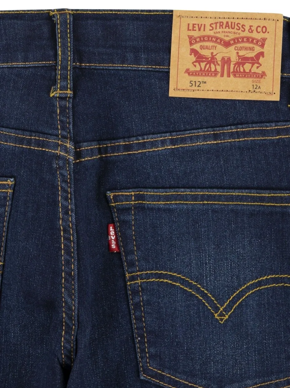 Jeans*Levi's ® 512™ slim-fit jeans met taps toelopende pijpen