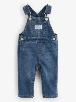 Rompertjes En Tuinbroeken|Levi's ® Baby Logo Denim Dungarees