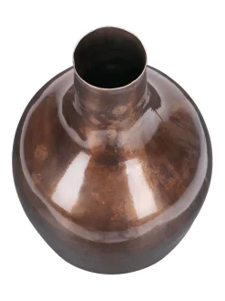 Vazen*Libra Interiors Tambora Copper Finish Metal Vase Small