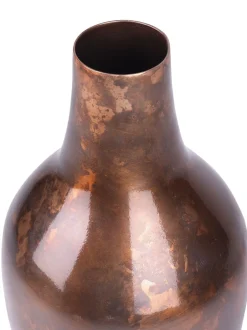 Vazen*Libra Interiors Tambora Copper Finish Metal Vase Small