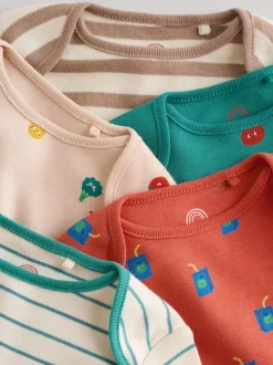 Multipacks|Rompertjes En Hemdjes*Next Licht - Set van 5 babyrompertjes