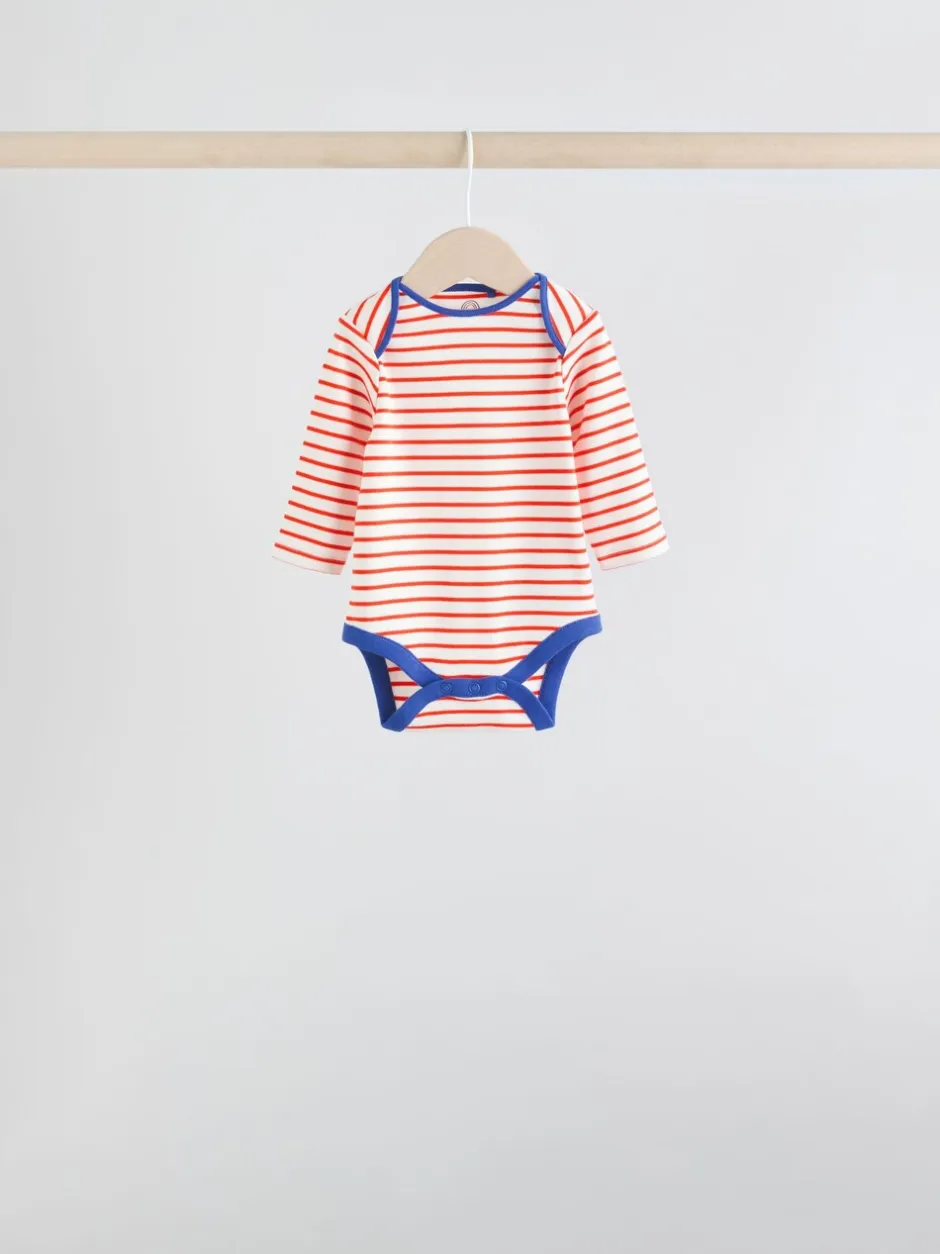 Multipacks|Rompertjes En Hemdjes|Next - Set van 5 rompers met lange mouwen Licht