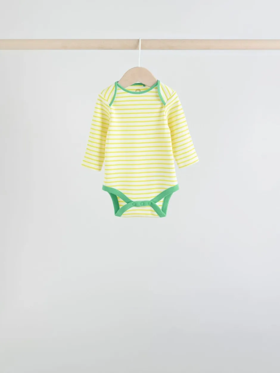 Multipacks|Rompertjes En Hemdjes|Next - Set van 5 rompers met lange mouwen Licht