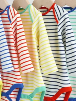 Multipacks|Rompertjes En Hemdjes|Next - Set van 5 rompers met lange mouwen Licht