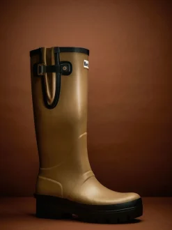 Laarzen|Barbour - ® Leighton Tall Wellington Boots Licht beige