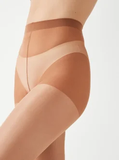 Sokken En Panty's|Next - Glanzende panty van 20 denier voor strakke billen, buik en dijen Licht beige