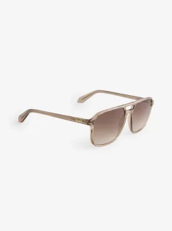 Zonnebril|QUAY - On The Fly Sunglasses Licht beige