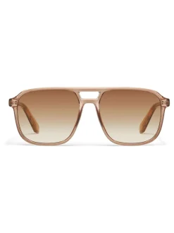 Zonnebril|QUAY - On The Fly Sunglasses Licht beige