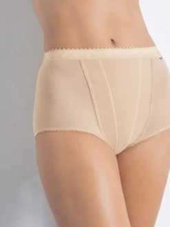 Shapewear|Sloggi - set van 2 buikcorrigerende slips Licht beige