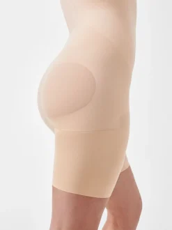 Shapewear*Spanx - sculpt™ Naadloze Power bodysuit met open buste tot halverwege de dij Licht beige