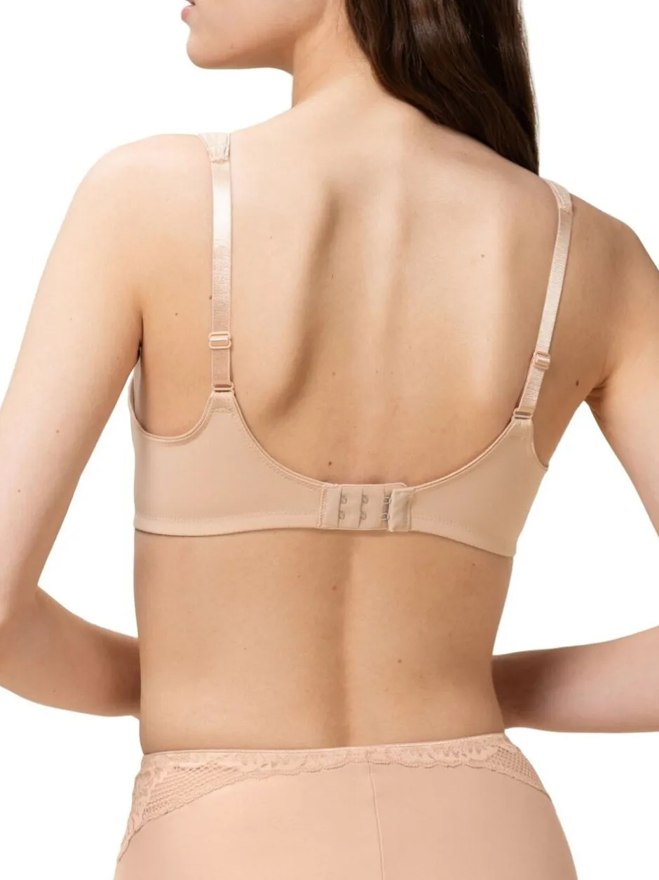 Beha's|Triumph - - Modern zachte katoenen beha zonder beugel Licht beige