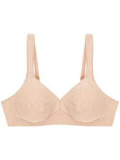 Beha's|Triumph - - Modern zachte katoenen beha zonder beugel Licht beige