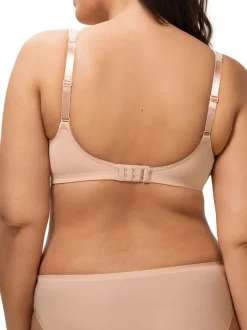 Beha's|Triumph - - Modern zachte katoenen beha zonder beugel Licht beige