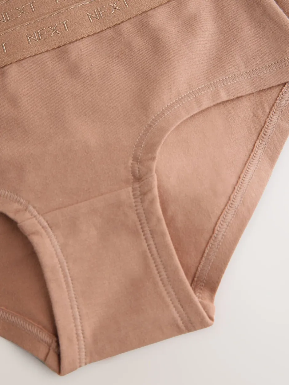 Alle Ondergoed*Next - Verpakking van 5 hipsteronderbroeken (5-16 jr) Licht beige