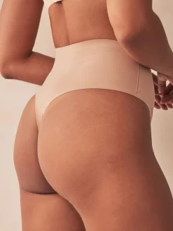 Shapewear*Next - Vormgevend slipje met buikcorrectie van premium katoenmix Licht beige