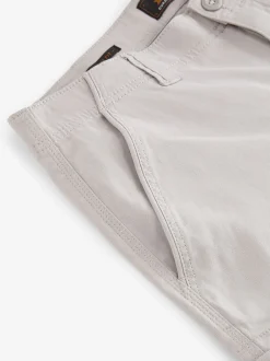Broeken En Chino's*Next Licht pastelgeel - Straight fit - Katoenen cargostretchbroek