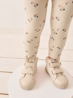 Sneakers|Next - Hoge sneakers met klittenbandsluiting Lichtbeige met konijn