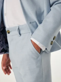 Kostuums En Herenvesten|Baker by Ted Baker Lichtblauw - kostuumbroek