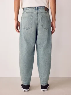 Jeans*Next - Barrel Fit - Vintage wash denim jeans Lichtblauw