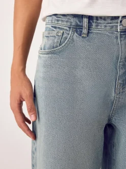 Jeans*Next - Barrel Fit - Vintage wash denim jeans Lichtblauw