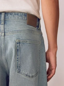 Jeans*Next - Barrel Fit - Vintage wash denim jeans Lichtblauw