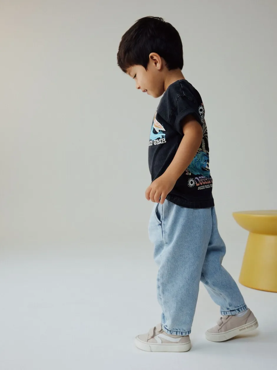 Jeans En Joggingbroeken|Jeans|Next - Barrel jeans (3mnd -7jr) Lichtblauw