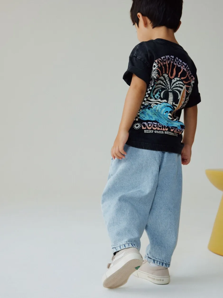 Jeans En Joggingbroeken|Jeans|Next - Barrel jeans (3mnd -7jr) Lichtblauw