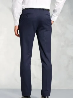 Formele Broek|Brook Taverner Lichtblauw - Flannel Trousers