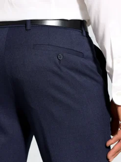 Formele Broek|Brook Taverner Lichtblauw - Flannel Trousers