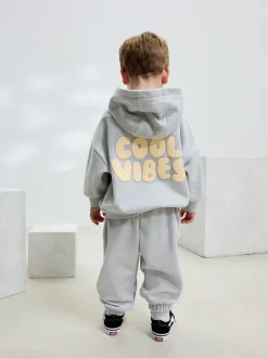 Sets En Combisets|Truien En Breisels*Next - Cool Vibes Printed Hoodie and Joggers Set (3mths-7yrs) Lichtblauw