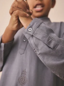 Kurtas*Next Lichtblauw - Eid Koerta (3mnd -16jr)