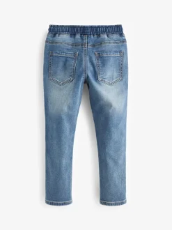 Jeans*Next - Jeans met stretch en elastische taille (3-16 jr) Lichtblauw