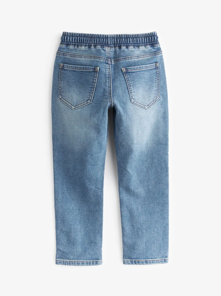 Jeans|Next - Jeans met stretch en elastische taille (3-16 jr) Lichtblauw