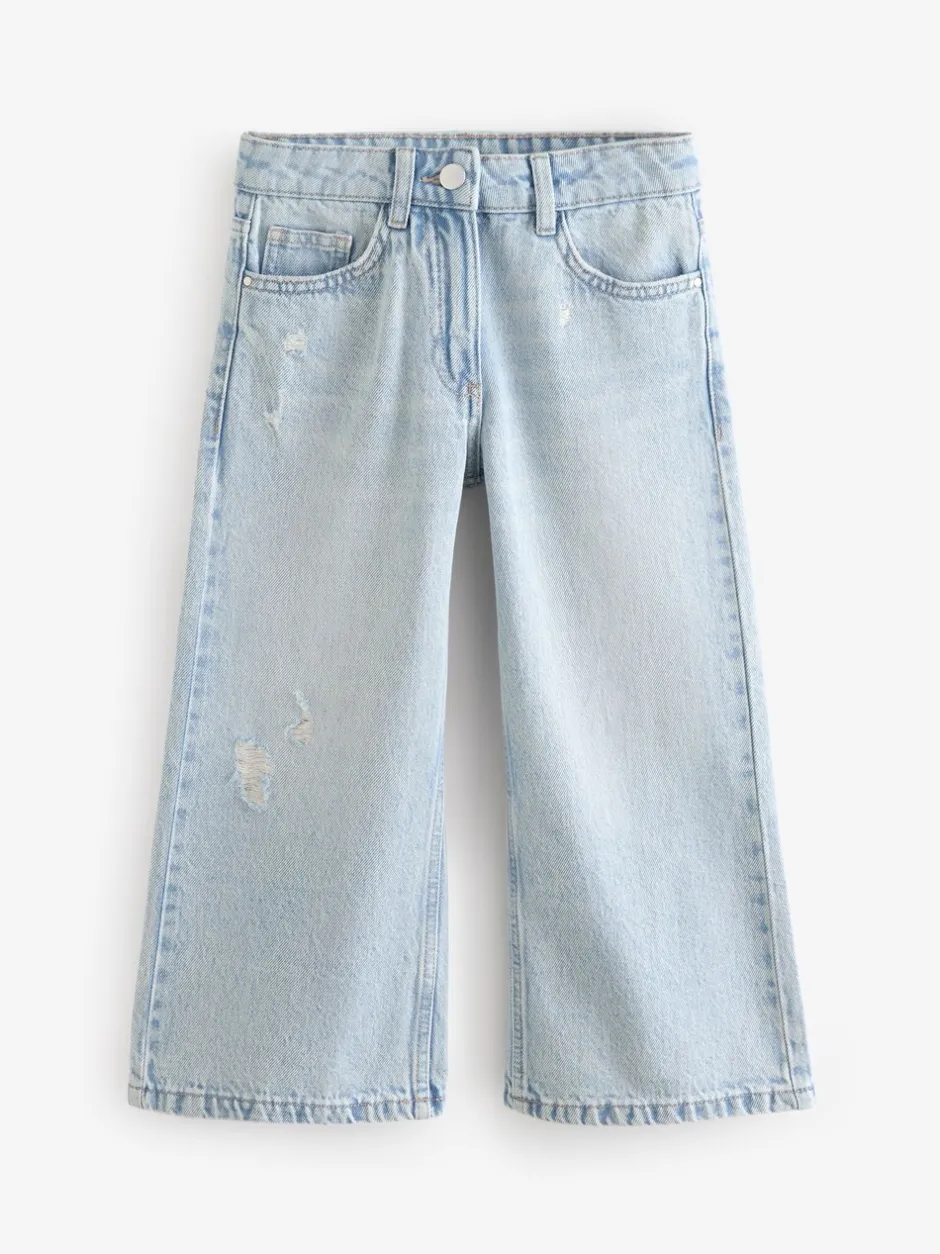 Jeans*Next Lichtblauw - Jeans met wijde pijpen (3-16 jr)