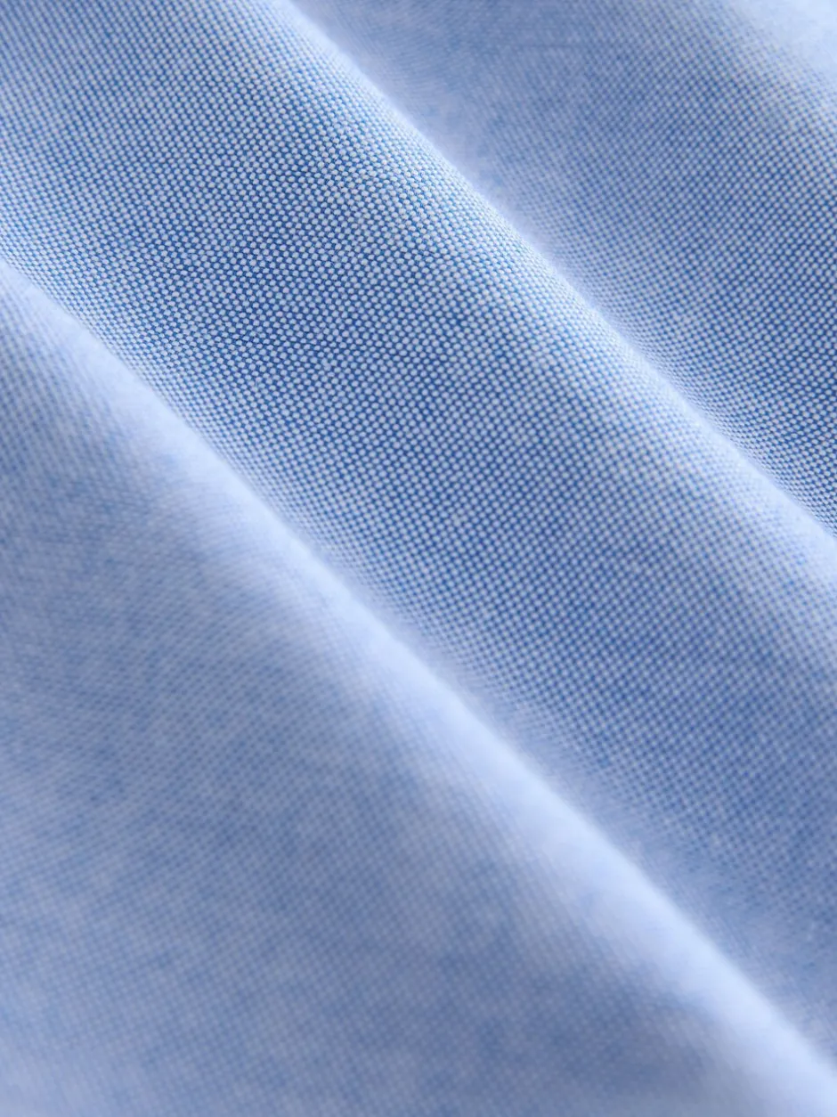 Shirts|Next Lichtblauw - Normale Pasvorm - Oxford-hemd met lange mouwen