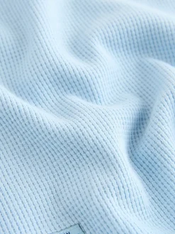 Shorts*Next - Set van T-shirt met textuur en korte mouwen en shorts (3 - 16 jr) Lichtblauw