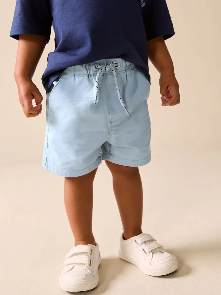 Shorts|Shorts*Next Lichtblauw - Shorts met trekkoord (3mnd-7jr)