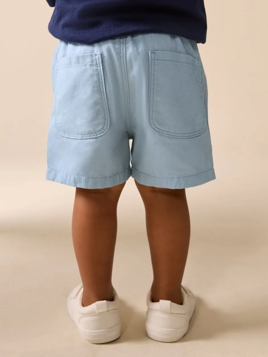 Shorts|Shorts*Next Lichtblauw - Shorts met trekkoord (3mnd-7jr)