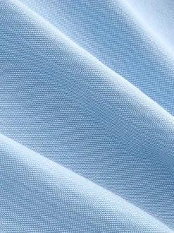 Formele Overhemden|Next Lichtblauw - Slim Fit - Gemakkelijk te strijken Oxford overhemd met doorlopende knopen
