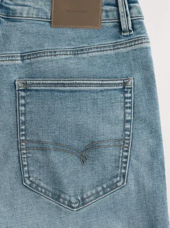 Jeans*Next Lichtblauw - Slim Fit - Motionflex jeans