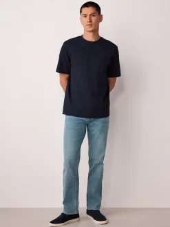Jeans*Next Lichtblauw - Straight fit - Motionflex jeans