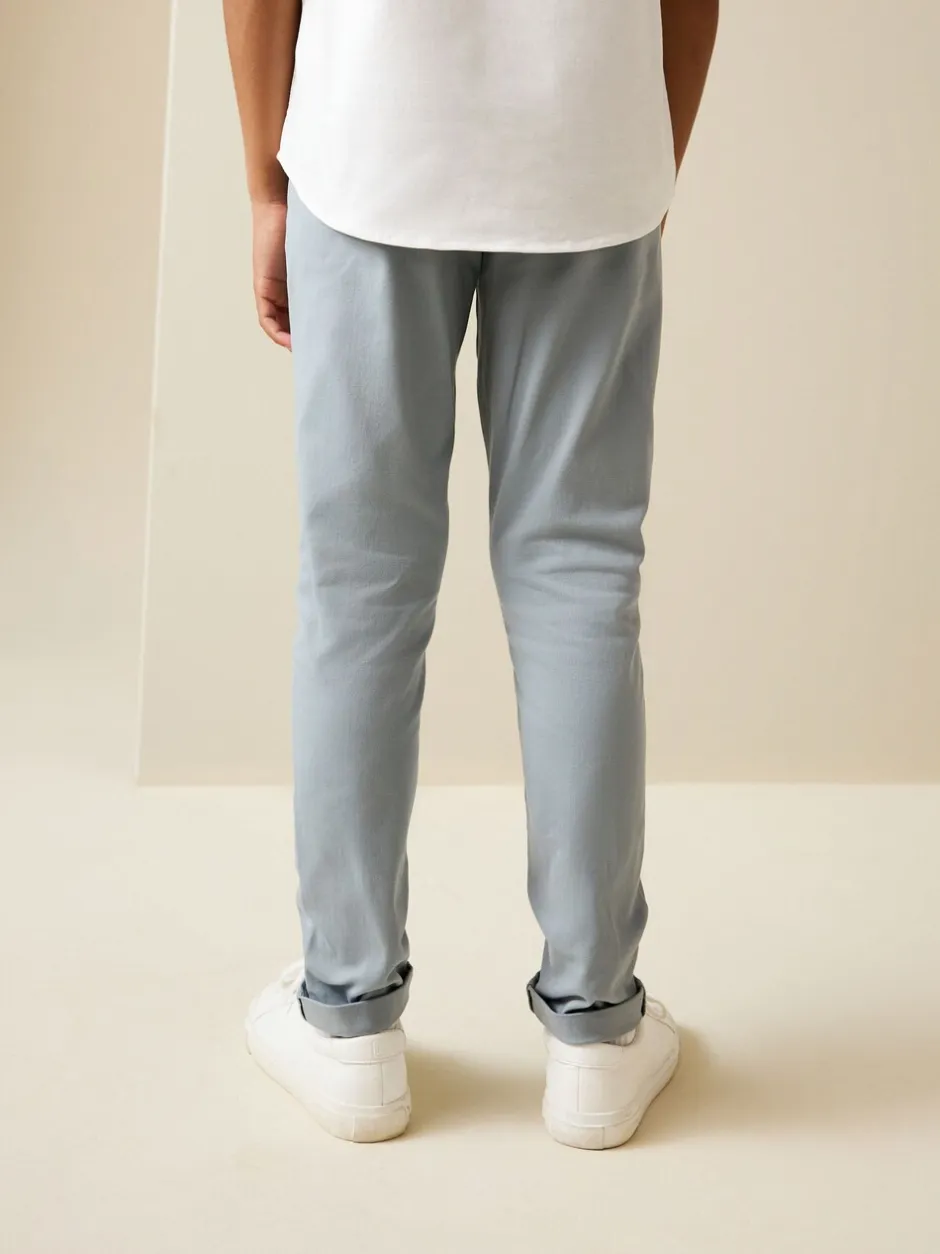 Broeken En Chino's|Next Lichtblauw - Stretchy chino's (3-17jr)